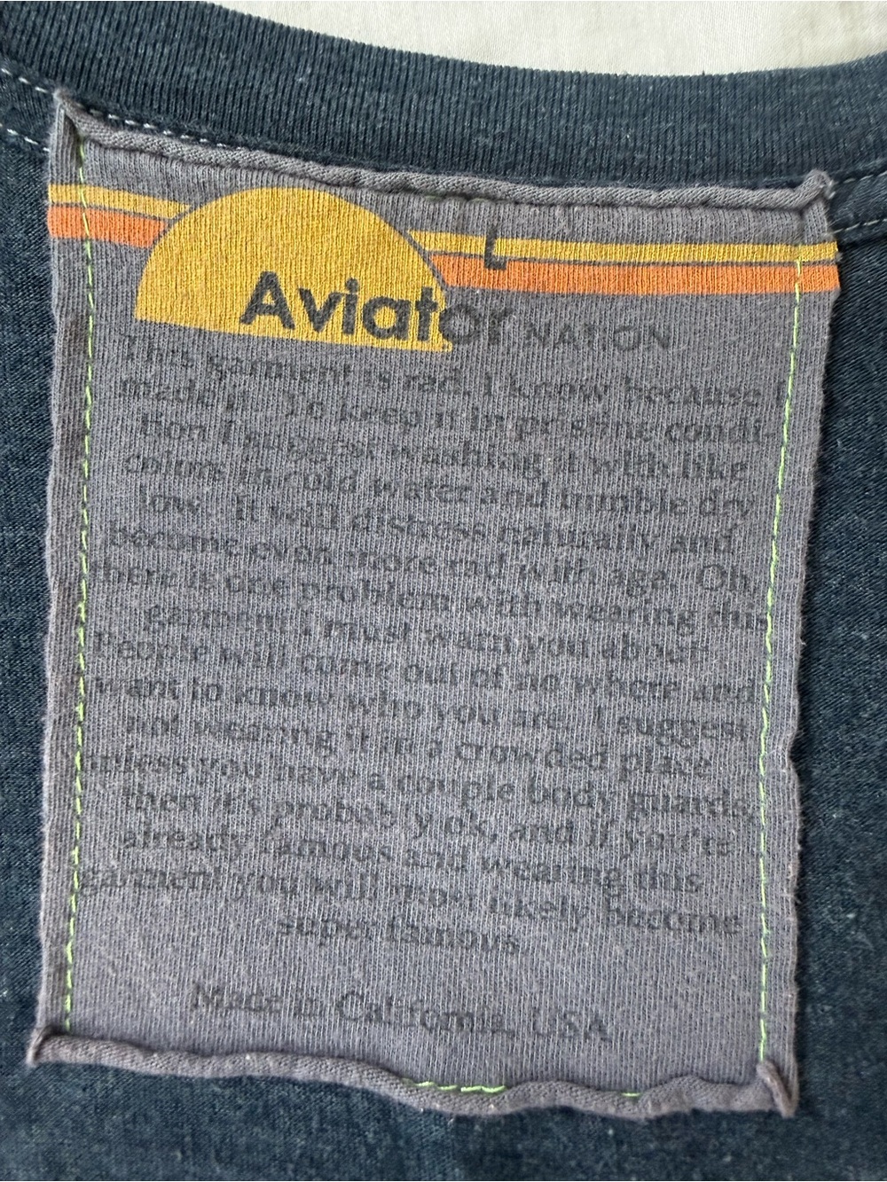 Aviator Nation Bolt Boyfriend Tee - Picture 4 of 5